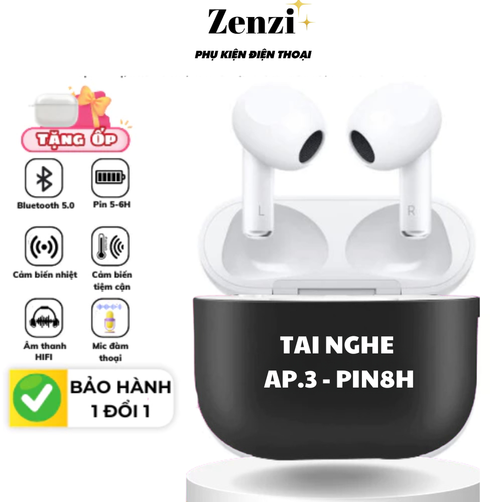 Tai nghe Bluetooth AT A3 Jerry XRX Pin 8H Bản Đủ Full Chức Năng (BH 12 Tháng)