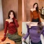 Triangle - (Giá thanh lý, không hoàn) Button Knit Áo len dệt kim GS trễ vai gắn cúc làm điểm nhấn