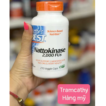 Viên uống chống đột quỵ Nattokinase 2000FUs Doctor’s Best của Mỹ