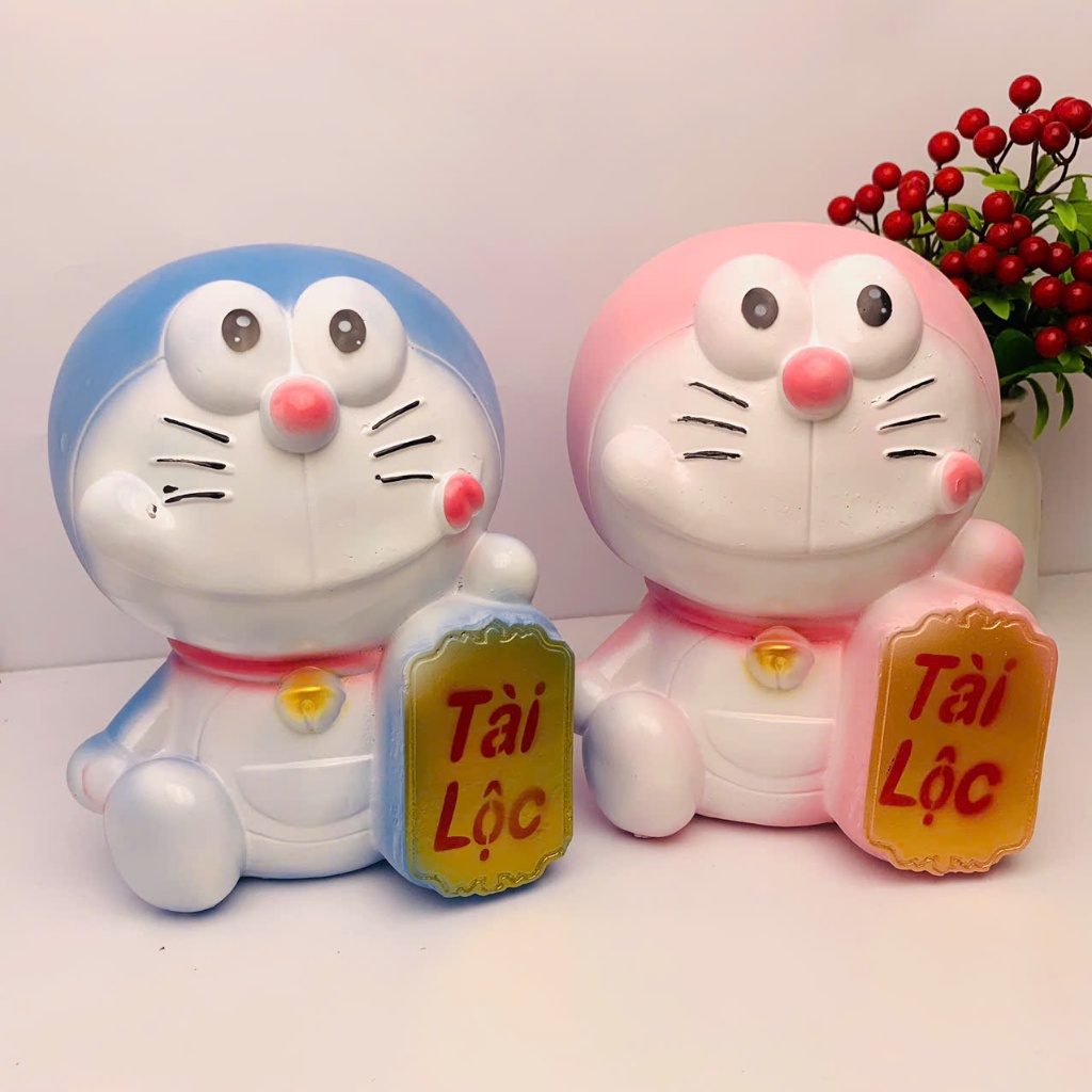 Heo đất tiết kiệm lợn đất heo Mèo máy Đôraemon Tài Lộc mới nhất-ống tiết kiệm quà tặng sinh nhật decor LĐ55