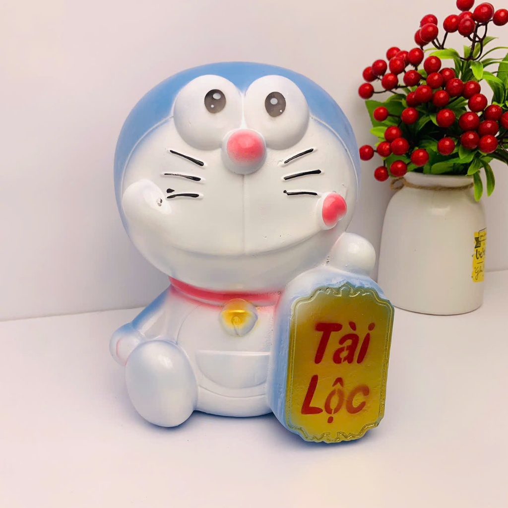 Heo đất tiết kiệm lợn đất heo Mèo máy Đôraemon Tài Lộc mới nhất-ống tiết kiệm quà tặng sinh nhật decor LĐ55