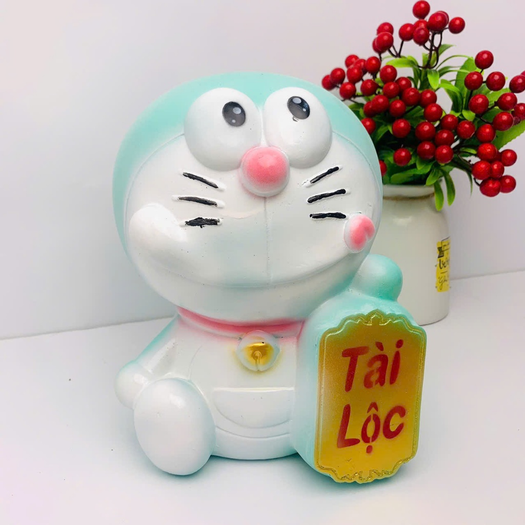 Heo đất tiết kiệm lợn đất heo Mèo máy Đôraemon Tài Lộc mới nhất-ống tiết kiệm quà tặng sinh nhật decor LĐ55