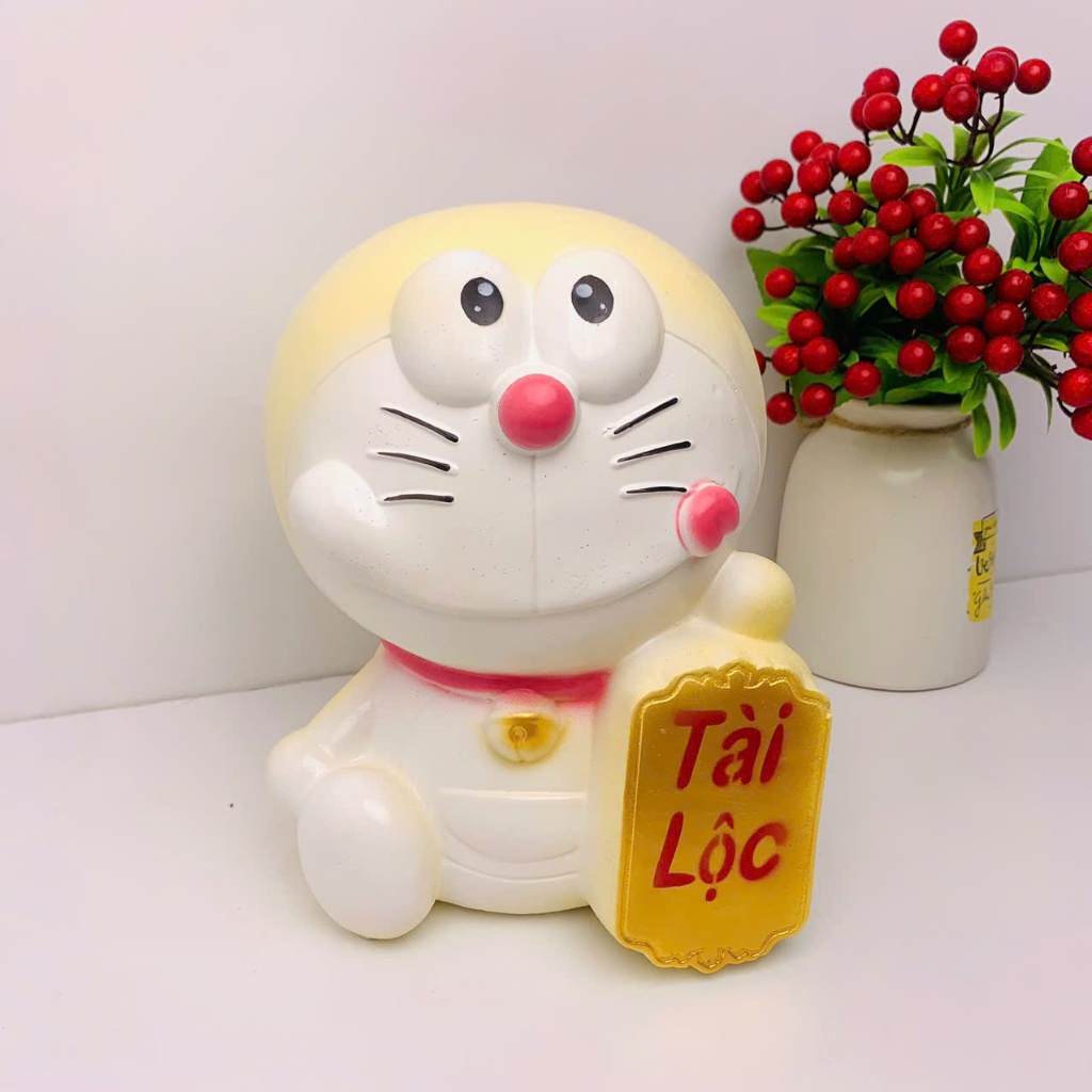 Heo đất tiết kiệm lợn đất heo Mèo máy Đôraemon Tài Lộc mới nhất-ống tiết kiệm quà tặng sinh nhật decor LĐ55
