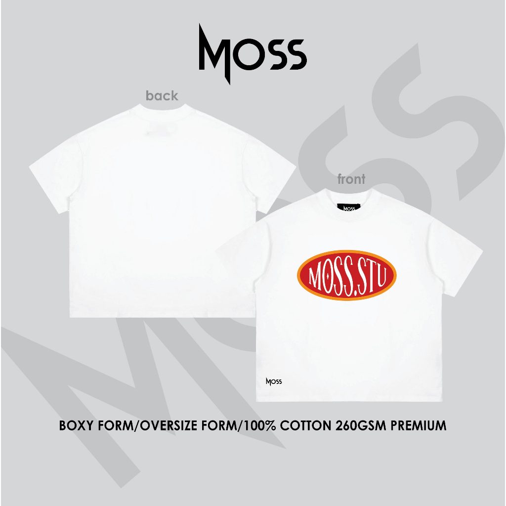Áo Thun localbrand - “ OVERSIZE BASIC ” l Form Boxy Fit/ Oversize - Cotton 100% 260GSM premium MOSS.STU