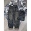 Quần baggy jean thêu nơ dành cho nữ