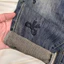 Quần baggy jean thêu nơ dành cho nữ