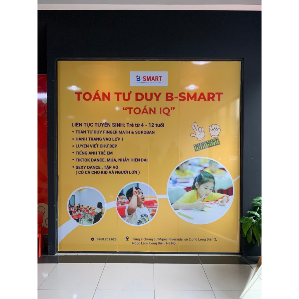 In decal khổ lớn, decal ngoài trời, In poster, decal dán tường, dán kính