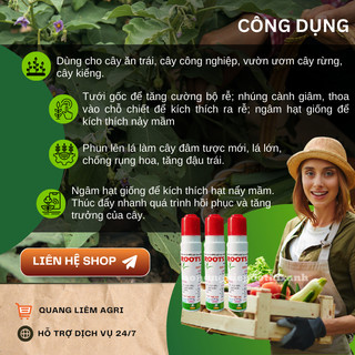 Thuốc kích rễ Bimix Super Root (20ml), Kích thích ra rễ cực mạnh, kích thích cành chiết, giâm,