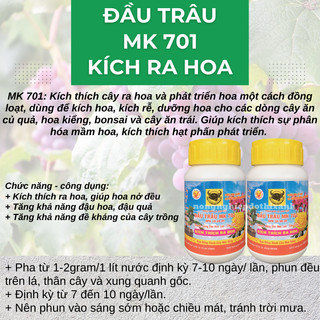 Phân bón lá Đầu Trâu 501 - 701 - 901 (hũ 100gram), dùng được cho mọi giai đoạn của cây trồng
