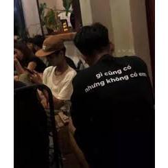 Áo thun nữ in slogan Gì cũng có nhưng không có em, áo phông unisex nam nữ cổ tròn chất liệu cotton mềm mại co dãn ta564