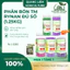 Phân bón Rynan (hũ 1,25KG), đủ các chỉ số 12-12-20; 23-08-08; 31-08-08; 22-10-10
