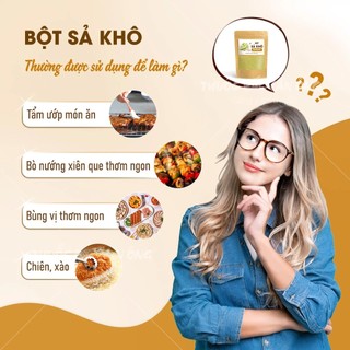 Bột sả nguyên chất 100g (Bột sả hữu cơ, xay mịn, gia vị tẩm ướp cho món ăn thơm ngon hấp dẫn)