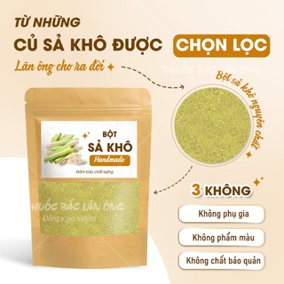 Bột sả nguyên chất 100g (Bột sả hữu cơ, xay mịn, gia vị tẩm ướp cho món ăn thơm ngon hấp dẫn)