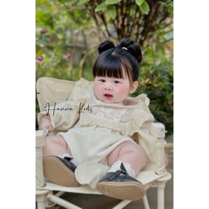 Bodysuit Thu Đông Cho Bé Yêu Vải Len Tăm Mix Xô Muslin Cao Cấp Đi Chơi Đi Học Nhà Liena'S ClosetBD06