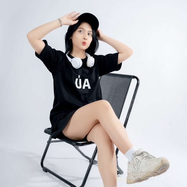 Áo thun in chữ ỦA ALO hài hước hot trend, áo phông unisex nam nữ cổ tròn chất liệu cotton mềm mại co dãn ta546