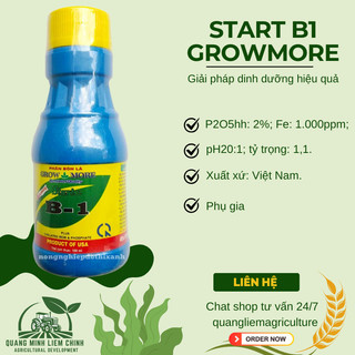 Phân bón lá đậm đặc cao cấp VITAMIN B1 Growmore (100ml, 235ml) - B1 Kích Ra Bông