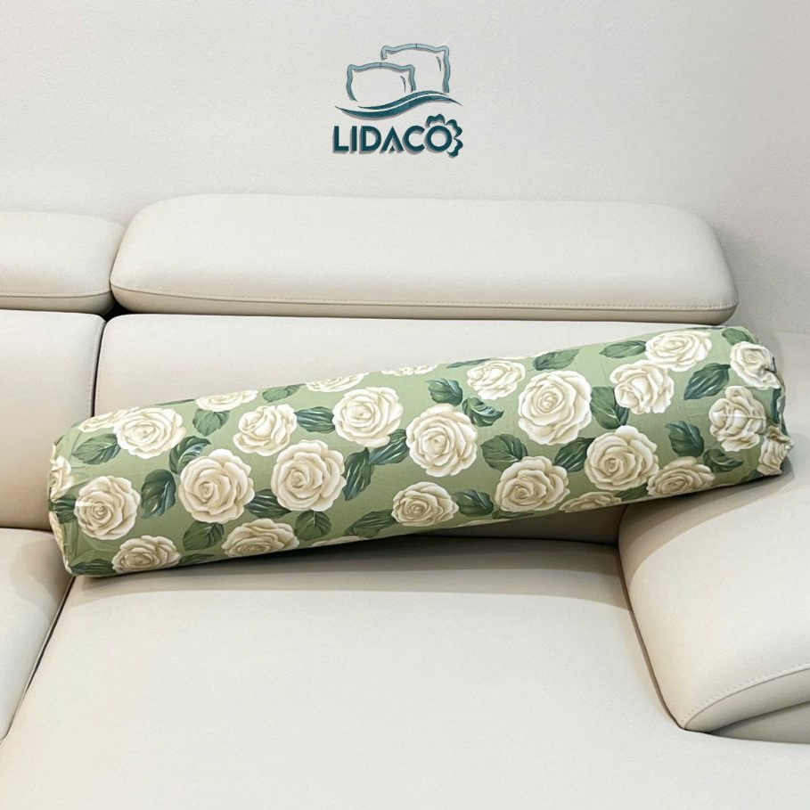 Ảnh Gối ôm người lớn cotton 100%  LIDACO có khóa kéo tiện lợi nhiều màu sắc lựa chọn 1