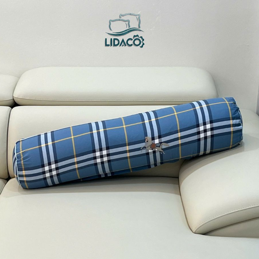 Ảnh Gối ôm người lớn cotton 100%  LIDACO có khóa kéo tiện lợi nhiều màu sắc lựa chọn 3