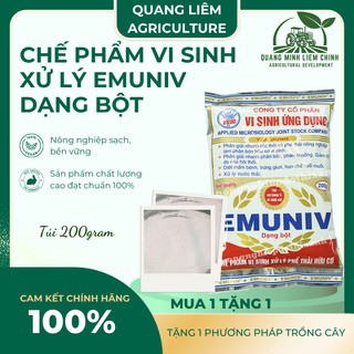 Chế phẩm vi sinh xử lý phế thải hữu cơ - EMUNIV dạng bột (gói 200gram)