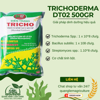 Phân vi sinh Điền trang Trichoderma (Gói 500gram) dạng bột hòa tan