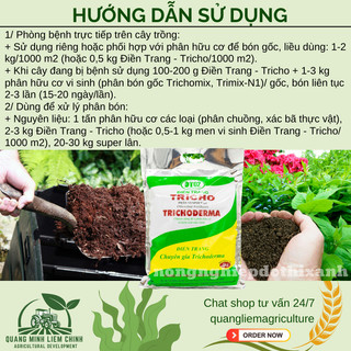 Chế phẩm men vi sinh nấm đối kháng Trichoderma Điền Trang (Túi 1KG)