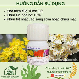 Chất Chống Rụng Cánh Hoa Mai – Đại Học Cần Thơ - Giúp Hoa Mai Lâu Tàn (Hũ 20ml)