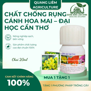 Chất Chống Rụng Cánh Hoa Mai – Đại Học Cần Thơ - Giúp Hoa Mai Lâu Tàn (Hũ 20ml)