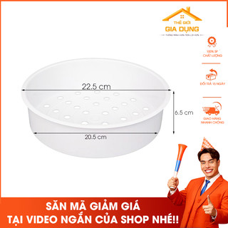 Xửng hấp-Vỉ hấp nhựa kích thước 22cm