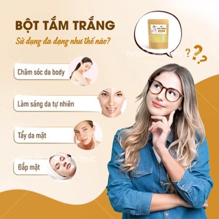 Bột tắm trắng thảo mộc 1kg, bột thảo mộc 24 vị, bột ủ dưỡng trắng da sáng mịn, mờ thâm