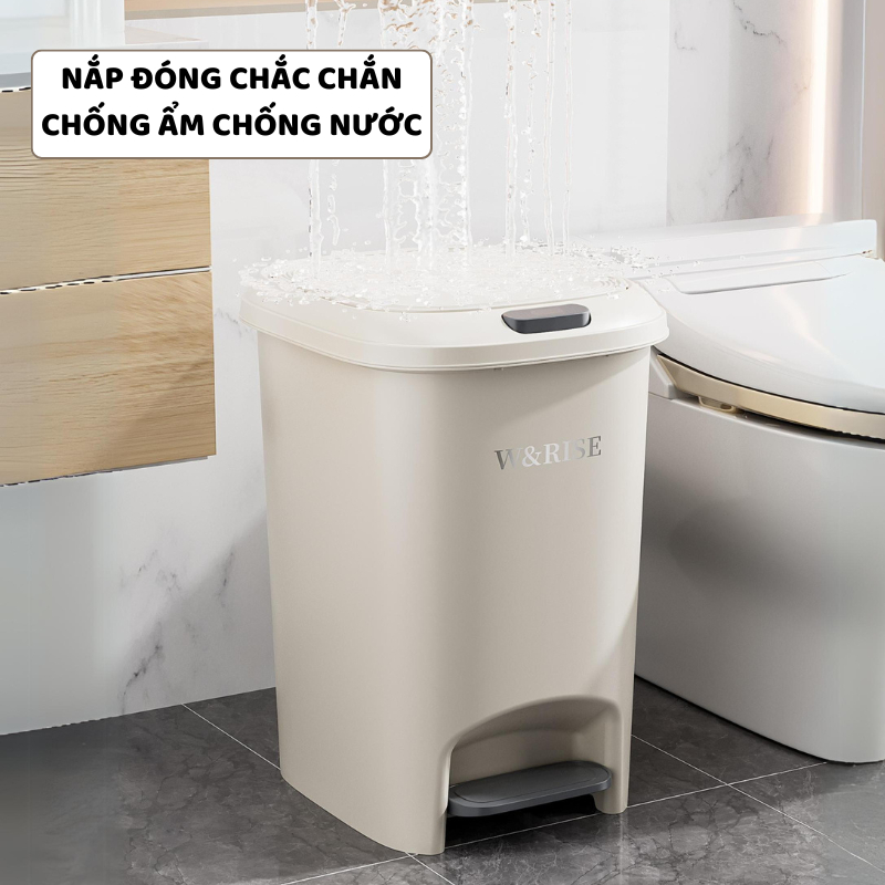 Thùng Rác Đạp Chân ENODA HOME Lớn 10L, 15L, 20L, 30L, Thùng Đựng Rác Có Nắp Đậy TR021