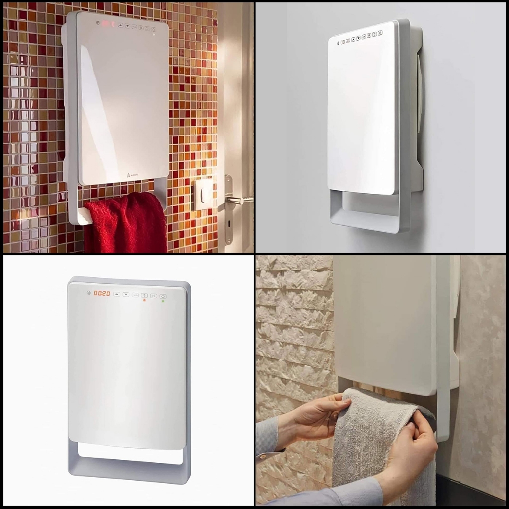 Chauffage Salle De Bain Steba BS 1800 Touch - Capteur De Mouvement, Minuterie, Porte-serviettes, IP24, économe