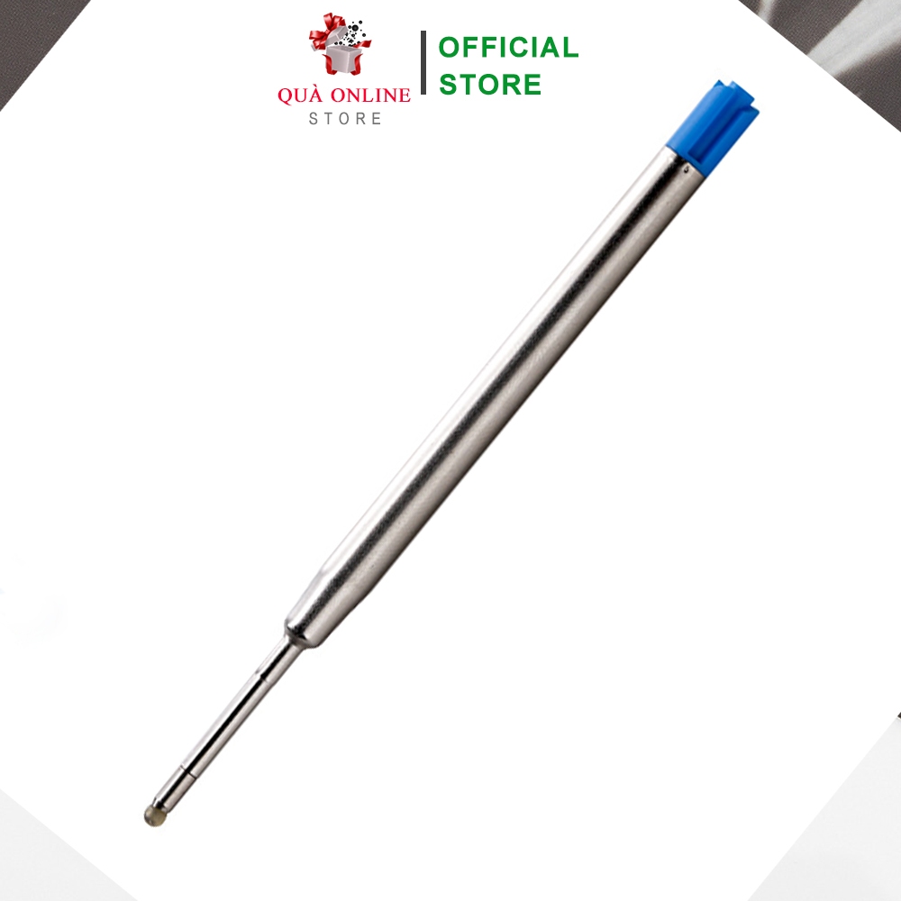 Ngòi ruột bút bi kiểu xoay 10cm mực xanh - Ruột bút ký cao cấp bằng kim loại giá rẻ vô địch