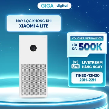 Máy lọc không khí Xiaomi 4 Lite - Bản quốc tế - Lọc bụi mịn, phấn hoa... hiệu quả