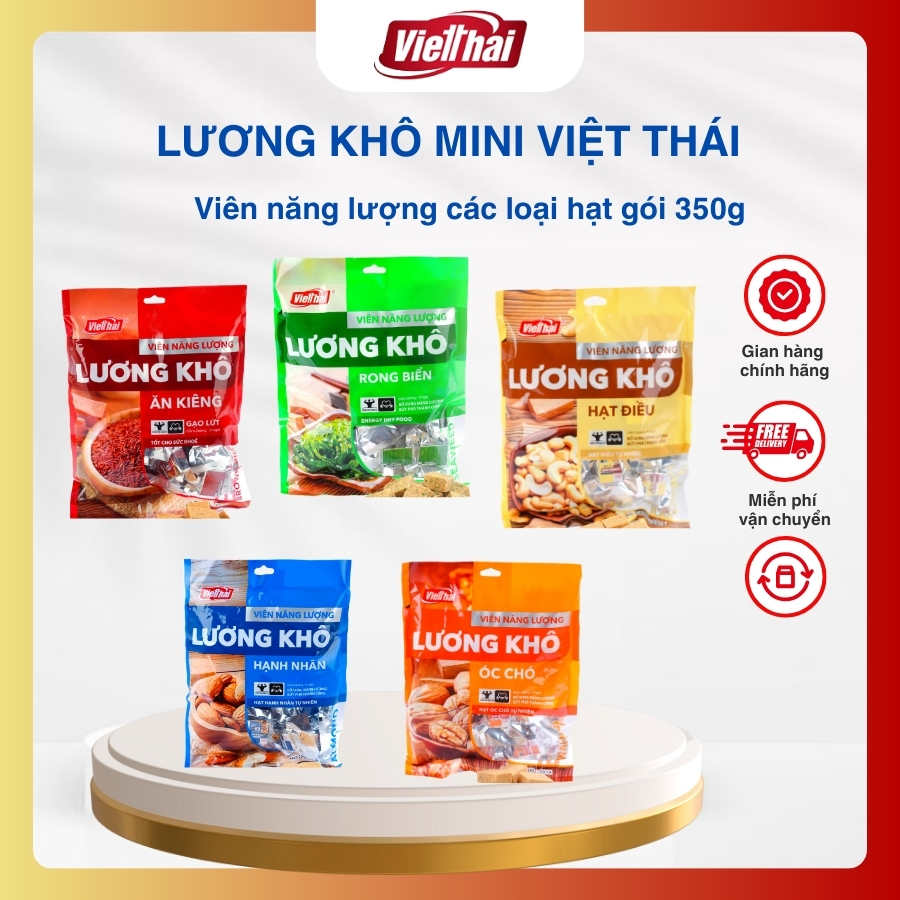[Combo 2] Lương khô mini viên năng lượng Việt Thái thực phẩm dinh dưỡng ...