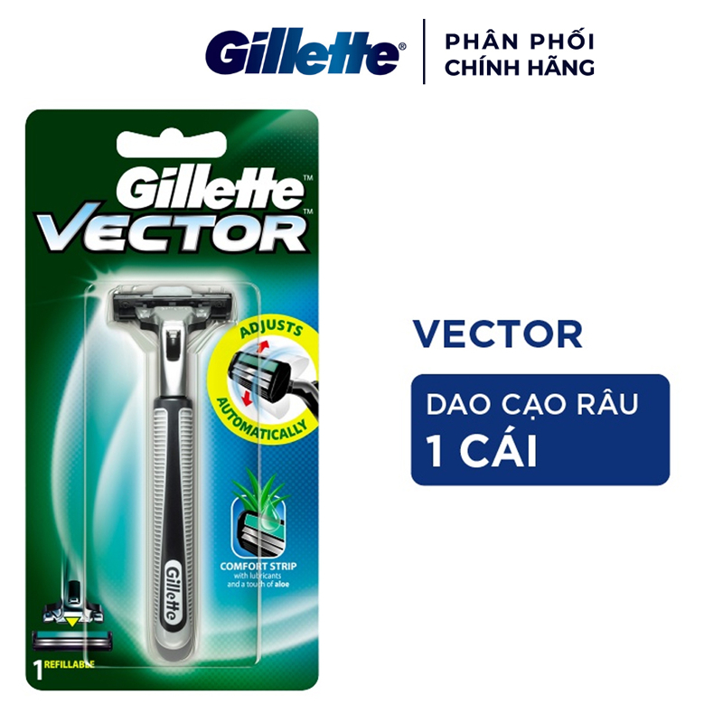 Bộ cán dao cạo râu cao cấp Gillette kèm lưới có sẵn
