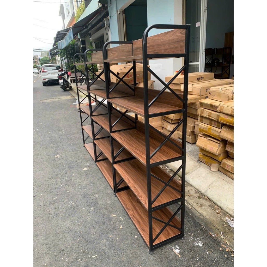 Kệ sắt để đồ đa năng của Binbo, kệ trang trí 3,4,5 tầng, thiết kế hiện đại, nhiều công dụng