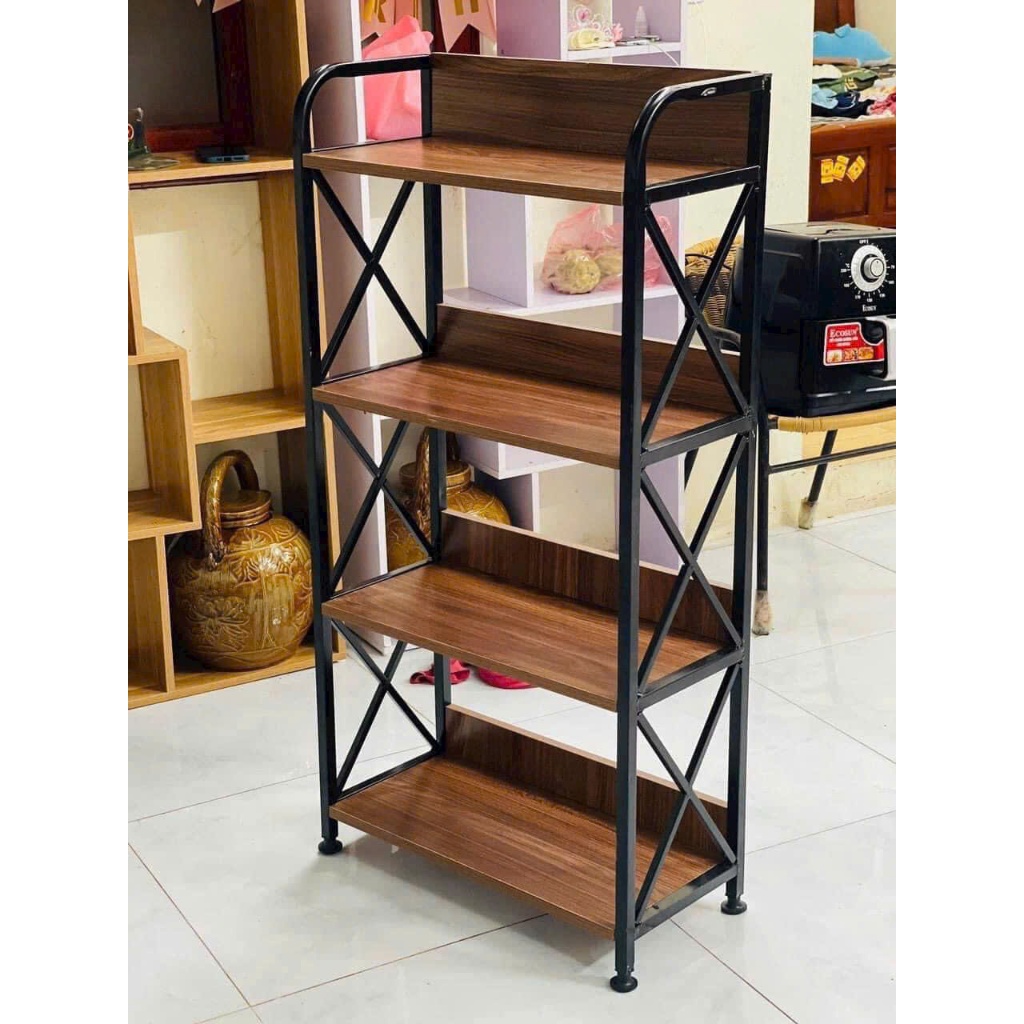Kệ sắt để đồ đa năng của Binbo, kệ trang trí 3,4,5 tầng, thiết kế hiện đại, nhiều công dụng