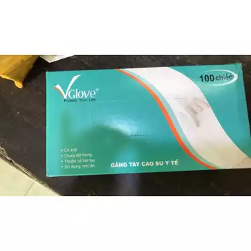 Găng Tay Cao Su Y Tế Vglove Có Bột, Không Bột Bao Tay Y Tế Có Bột,Không Bột Găng Tay Cao Su Y Tế Spa
