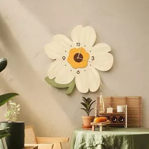 6 Mẫu Đồng Hồ Treo Tường Hình Bông Hoa Đơn Giản Cute BH10 - Đồng Hồ Trang Trí Phòng Khách, Phòng Ngủ, Bàn Làm Việc