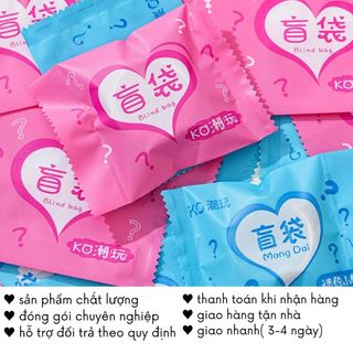 Túi Mù Noel Giáng Sinh Tượng Mini Trang Trí Decor Lucky Box Mô Hình Cute Timo