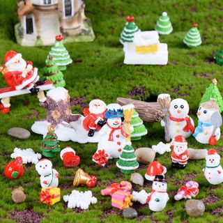 Túi Mù Noel Giáng Sinh Tượng Mini Trang Trí Decor Lucky Box Mô Hình Cute Timo