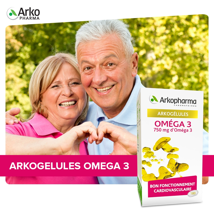 Ảnh Viên Uống Dầu Cá Omega 3 Arkopharma Hỗ Trợ Tim Mạch, Tăng Cường Trí Não, Sáng Mắt - 180 Viên 4