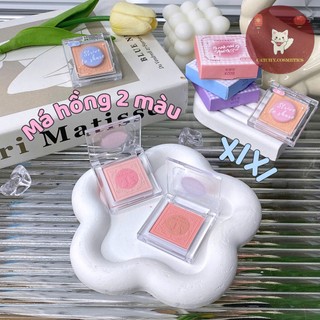 [XIXI] Phấn Má Hồng XIXI 2 Màu Thỏ Dễ Thương Mini Trong Suốt, Tone Màu Tự Nhiên 2.3g (D-724)