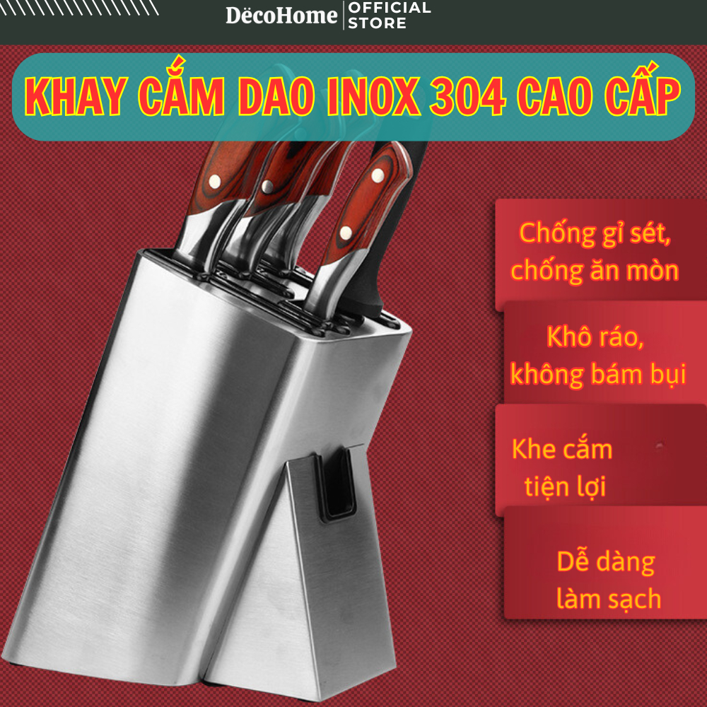 Khay đựng dao inox sang trọng | Shopee Việt Nam