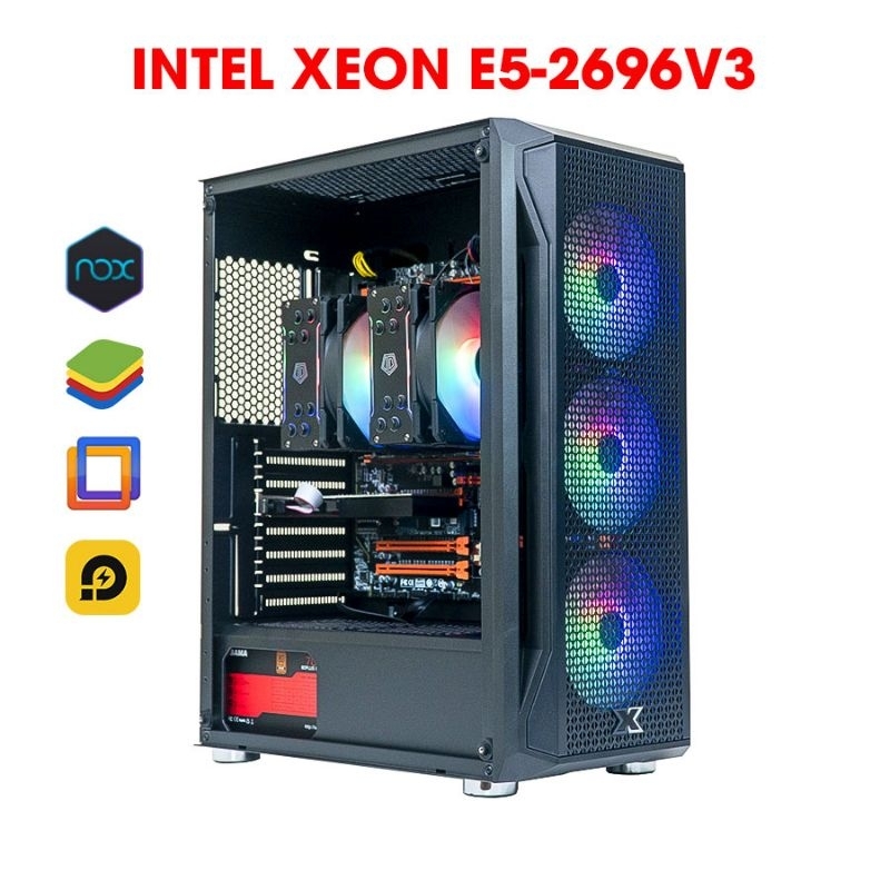Case PC Dual Xeon E5 2696v3 chạy 30 40 tab | Shopee Việt Nam