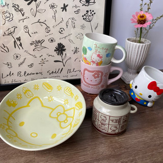 [Hàng Mới Cập Nhật] Tổng Hợp Gốm Nhật Dễ Thương Ly/Cốc/Tô Hello Kitty - Gốm Nhật 2hand