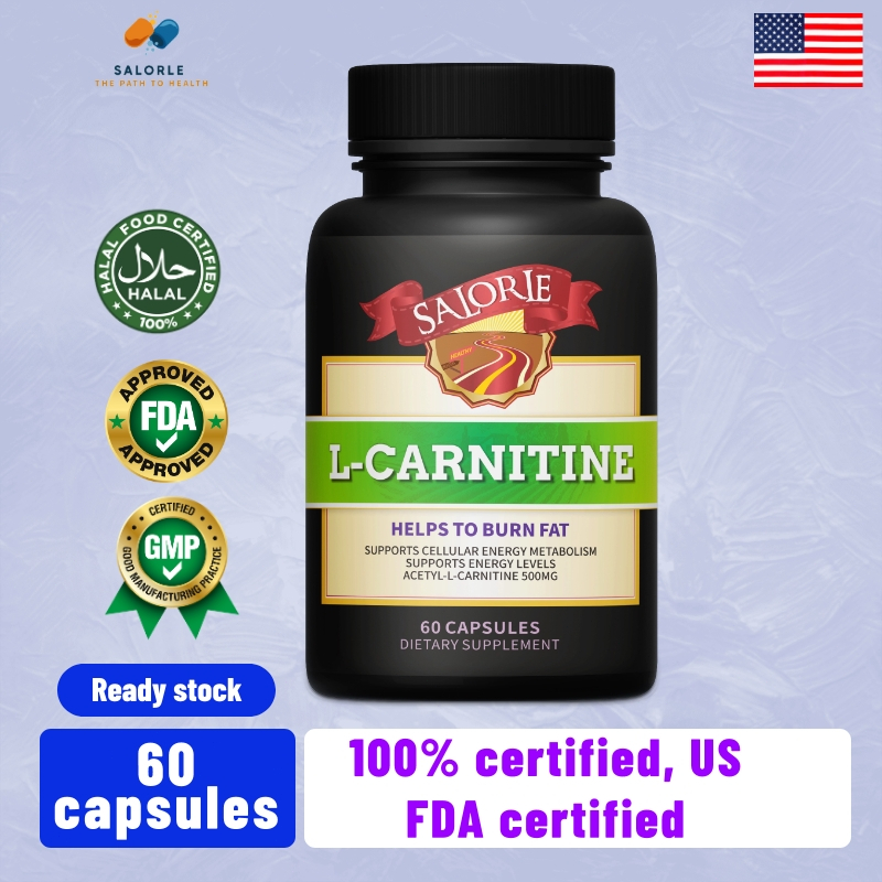 L-Carnitine, tăng cường trao đổi chất, đẩy nhanh quá trình đốt cháy chất béo,  60 viên