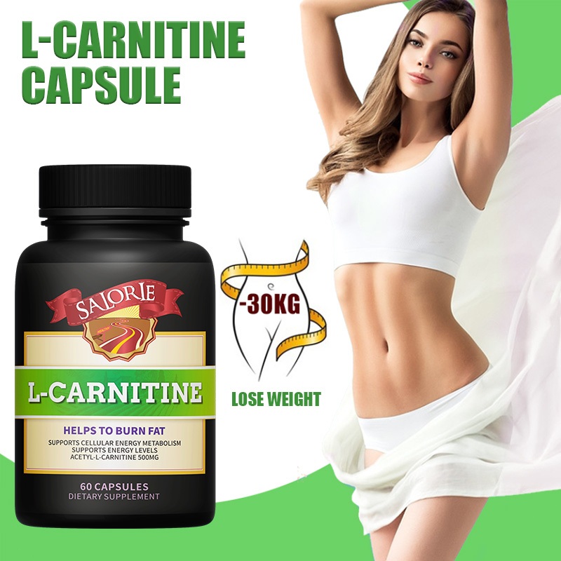 L-Carnitine, tăng cường trao đổi chất, đẩy nhanh quá trình đốt cháy chất béo,  60 viên