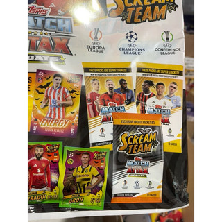[Update Multipack #2 ]Túi Thẻ Cầu Thủ Bóng Đá Match Attax Update Mega Multipack 1 Scream Team Mùa 2024/25 24/25 (41 Thẻ)