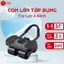 Con Lăn Tập Bụng Trợ Lực 4 Bánh Chống Đổ Có Đồng Hồ Dụng Cụ Plank Tại Nhà Thế Hệ Mới 2024